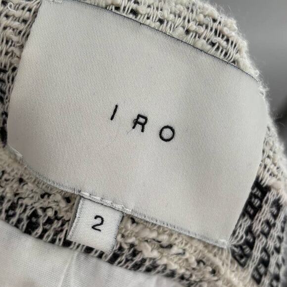 IRO Lizzie Bouclé Tweed Distressed Jacket - Picture 10 of 12